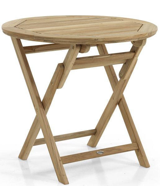 Turin Klapptisch 80 cm Teak