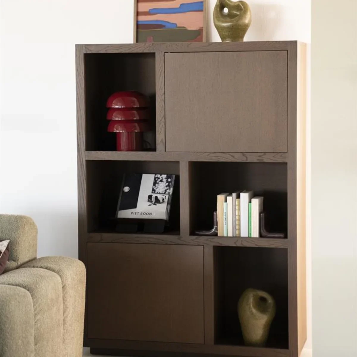 Helsinki Schrank 120x170cm - braun