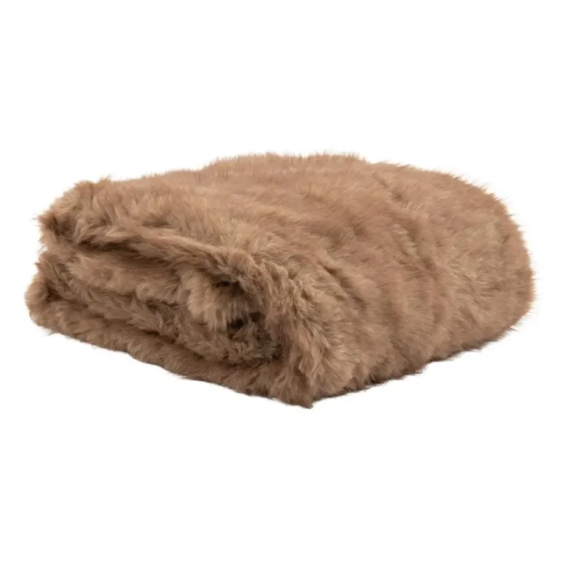 Foxy Fox Plaid 170x130 cm Polyester light brown