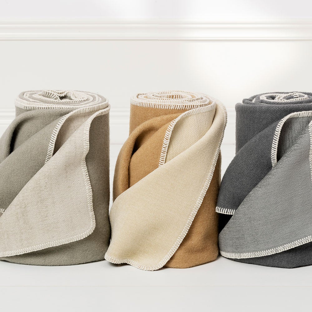 Blanket Teppich 140x200 cm ylva ochre / cream