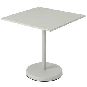 Linear Steel Bistrotisch 70x70 cm Grey