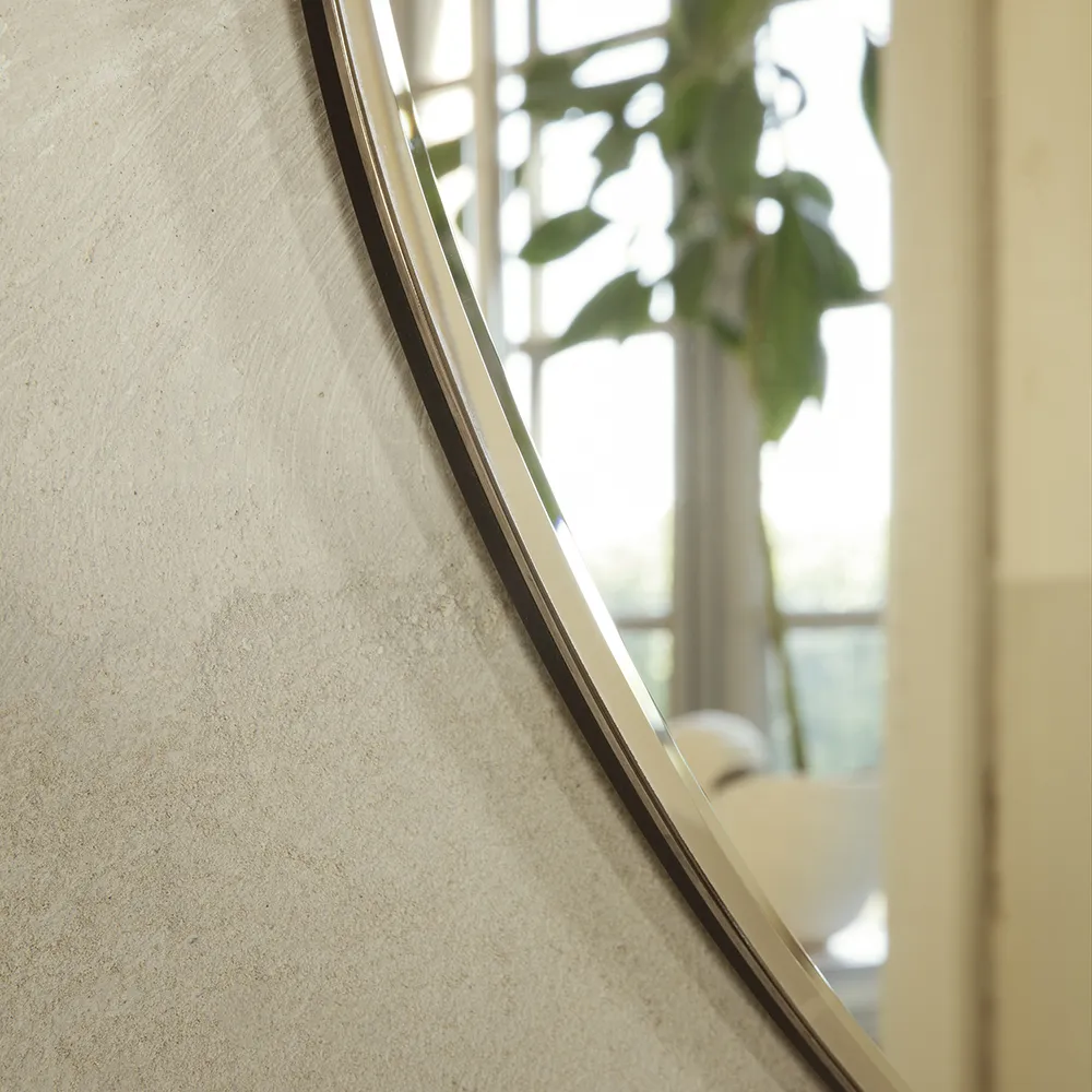 Pond Spiegel 87x94 cm Dark Chrome