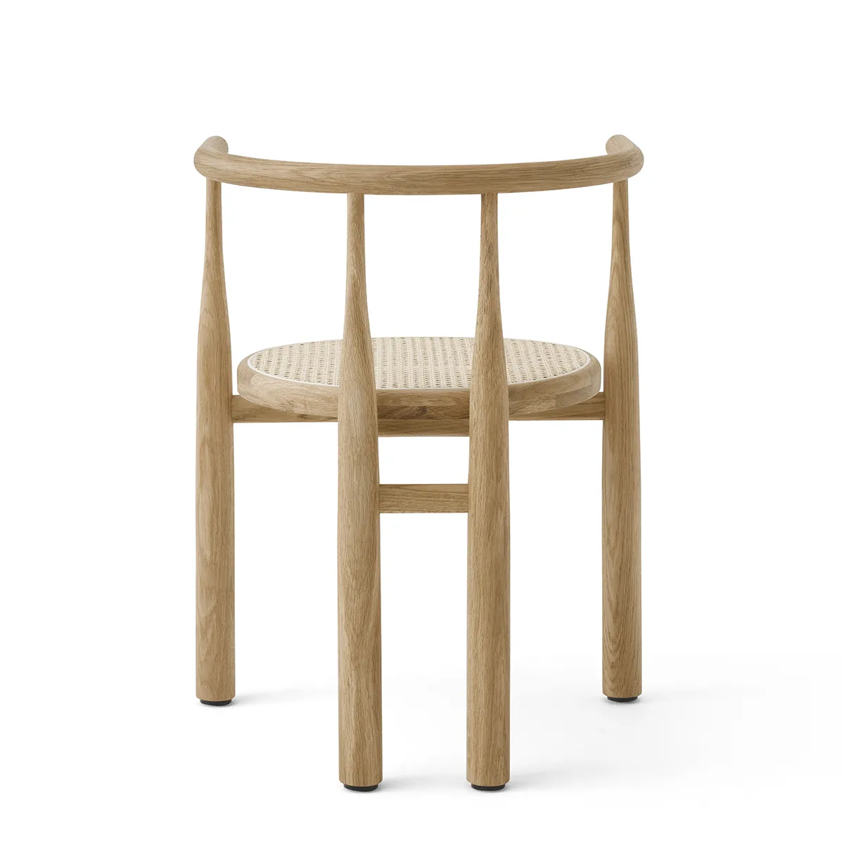 Armlehnstuhl Bukowski Rattan Eiche