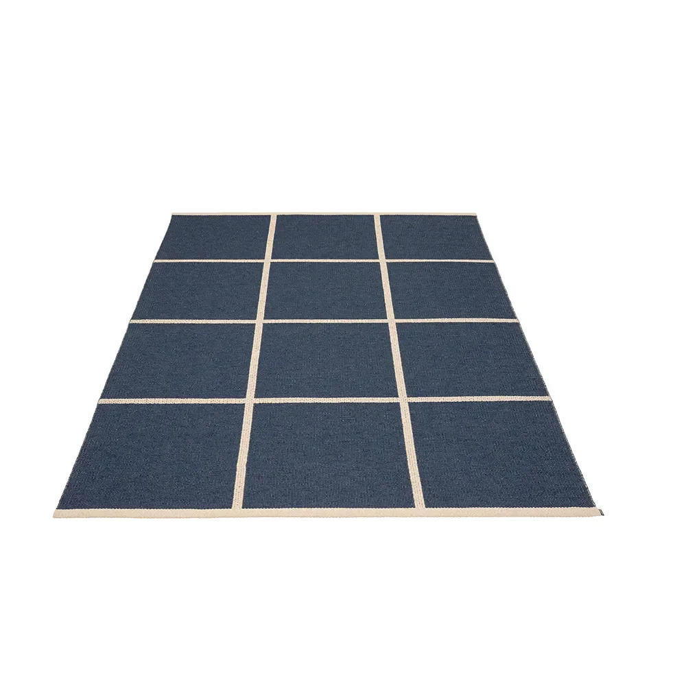 Gewebter Teppich Criss Dark Blue 180x260 cm