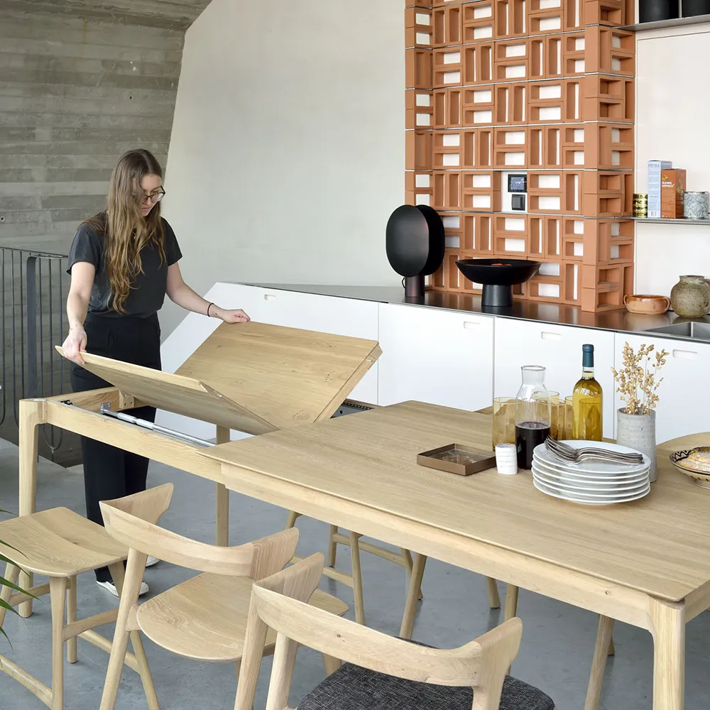 Bok Esstisch 90x160-240 cm Eiche