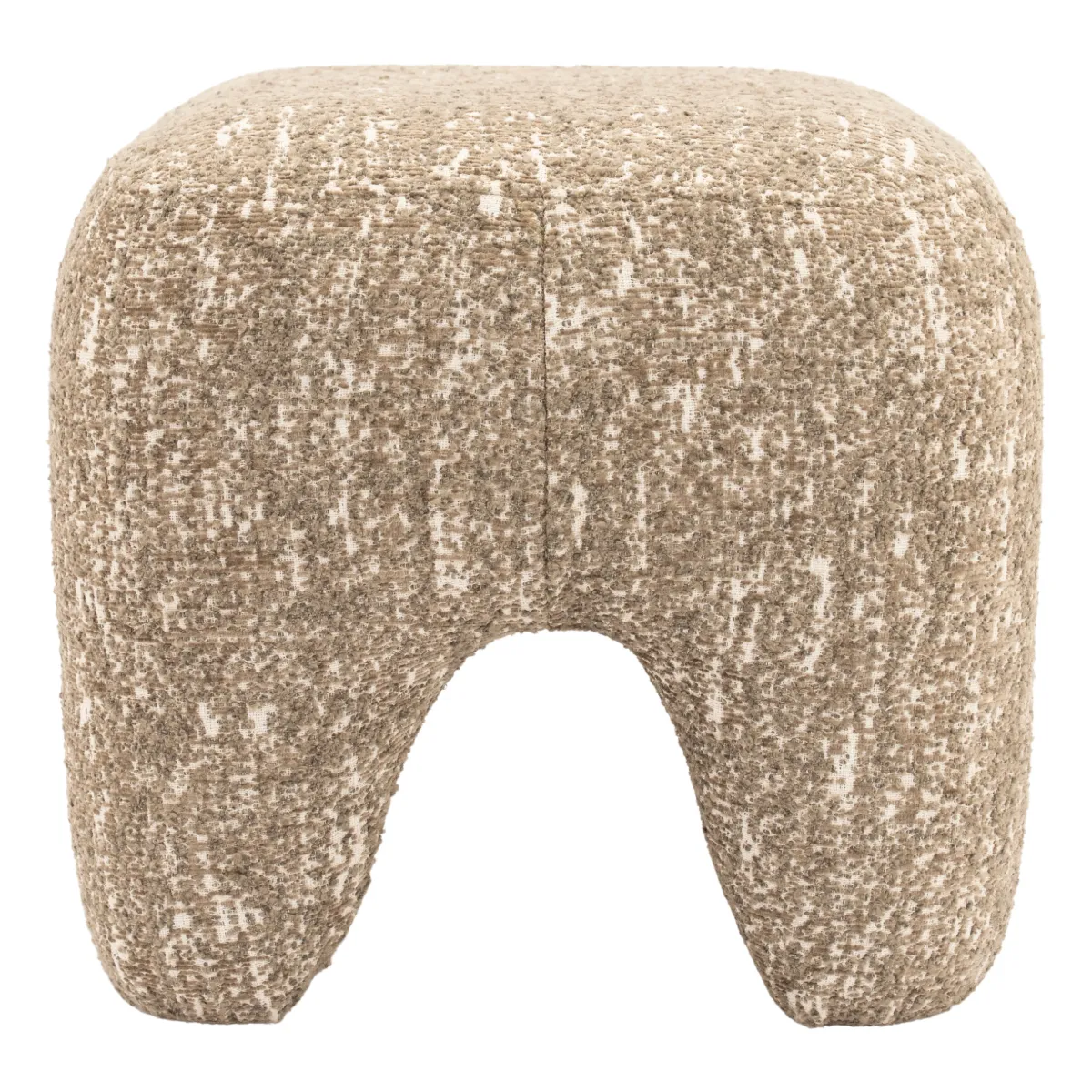Bayo Hocker 46x46x43 cm Polyester taupe