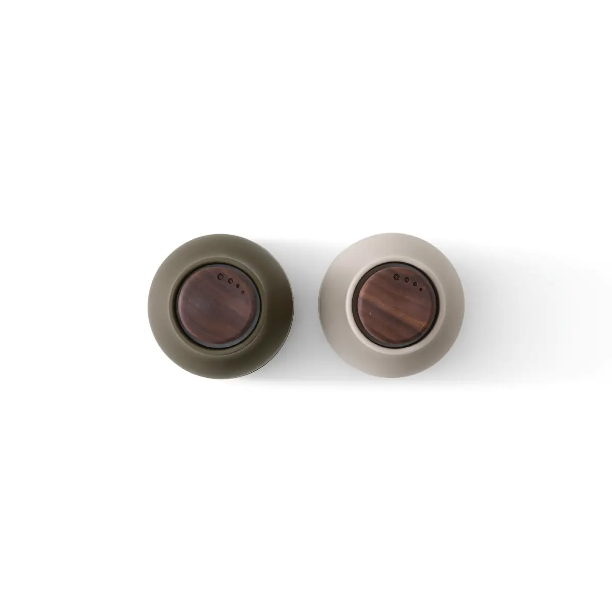 Bottle Grinder 2er-Pack Klein - Jagdgrün, Beige / Walnuss