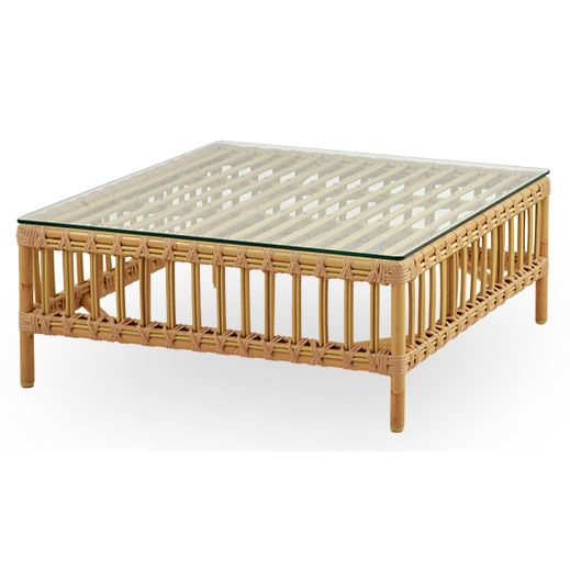 Fußhocker/Sofa-Tisch Maggie Natural Rattan