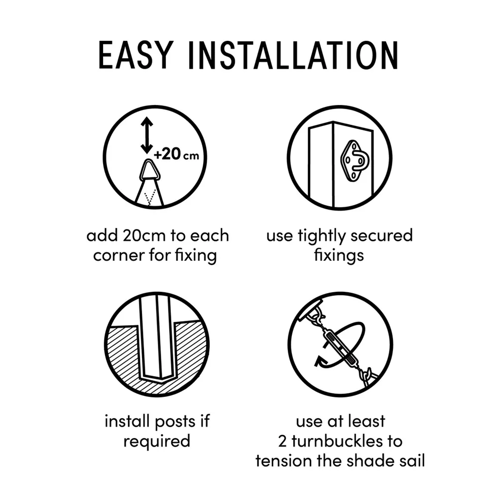 Coolfit Sonnensegel dreieckig 90° 500x710cm gebrochen weiß