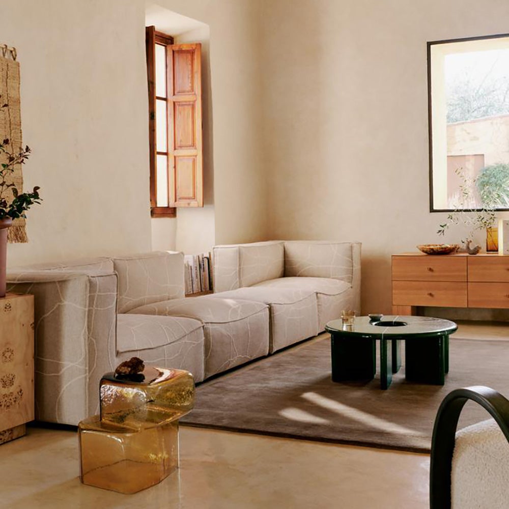  Kuben Kommode 2x2 - Natürliches Eichenfurnier